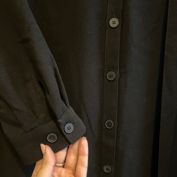 Frank & Oak Black Sleeve Dress - Picture 4 of 5